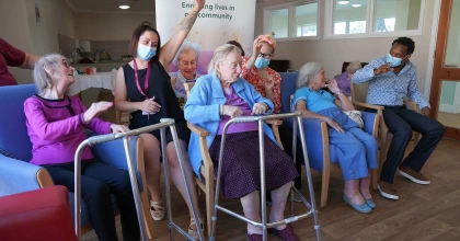 downham grange nursing home event fitness 100820 3