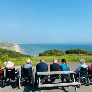hc residents visit sea front 2021
