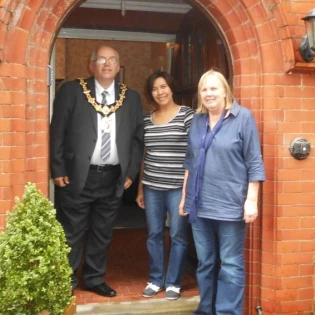 northwich mayor join redwalls care homes