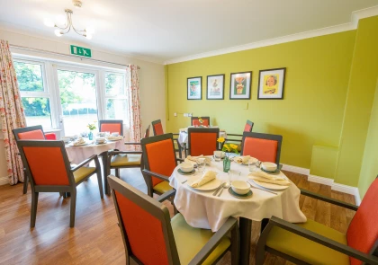 Restaurant Area - Brooke House Residential Care Home