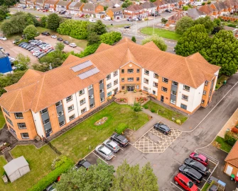 Gower Gardens Care Home Drone View