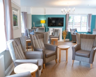 Experience the beauty of our carefully crafted furniture settings at our nursing homes wroxham