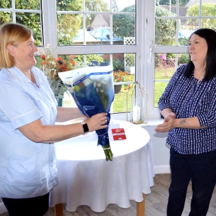 Lilac Lodge care worker marks 30th year work anniversary