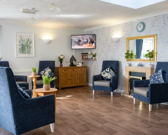 Relax and enjoy the beautiful view of the living room at Lilac Lodge care home in Lowestoft