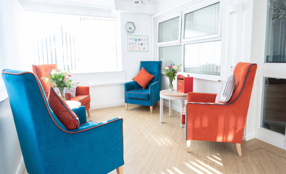 Get a glimpse of the beautifully designed interior rooms at Park Lane care home