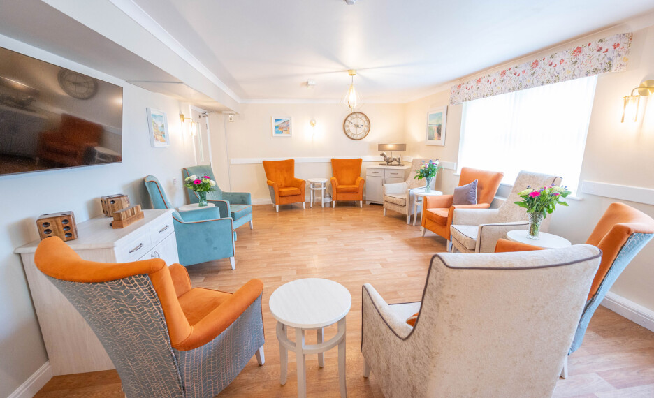 Take in the stunning view of the dining area at Park Lane Residential Care Homes Congleton