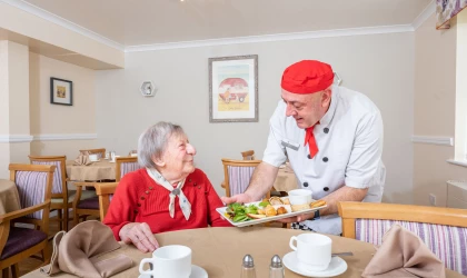Experience high-quality food at Park Lane Care Home, located near Congleton