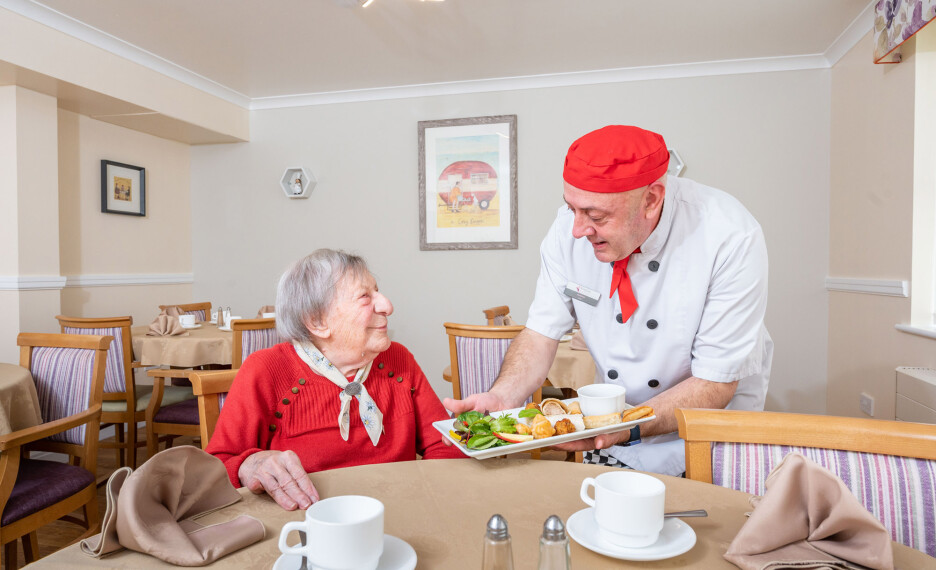 Experience high-quality food at Park Lane Care Home, located near Congleton