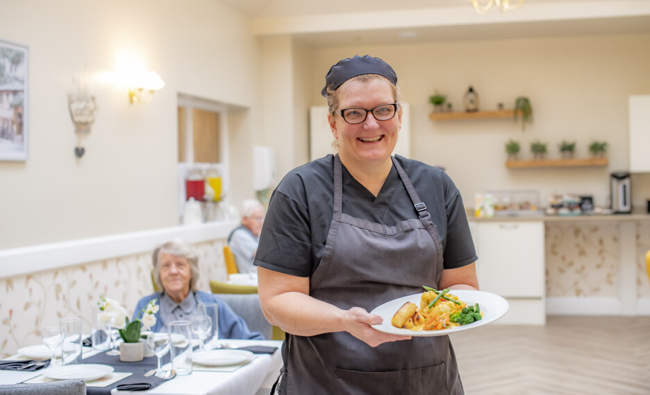 Experience high-quality food at Queen Charlotte Nursing Care Home, located near Weymouth.