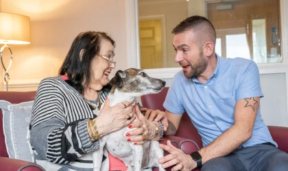 Timperley Care Home therepy dog 2