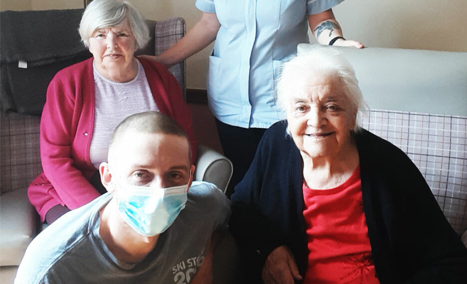 brooke care home sw hair shave resident 3