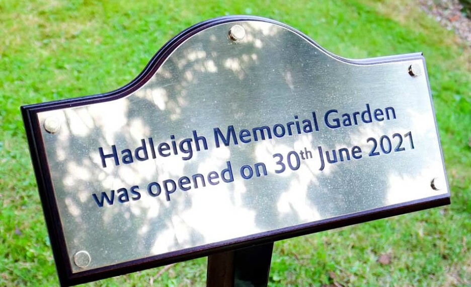 hadleigh nursing home memorial garden 1 7 21 2