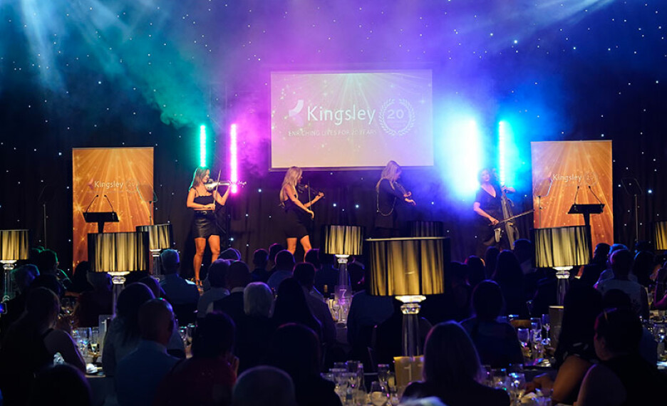 kingsley carehomes 20th anniversary asteria performing
