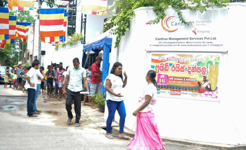kingsley ceo donate charirty srilanka 3